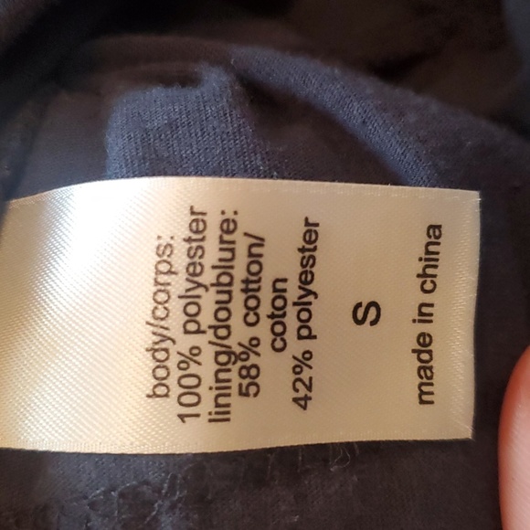 Maurices Navy Blue Polka Dot Skirt - Picture 3 of 4